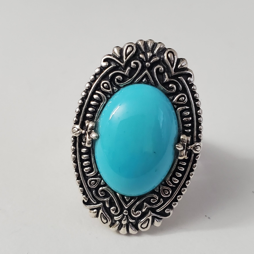 Robin’s Egg Sterling Silver 925 Sleeping Beauty Turquoise Ring